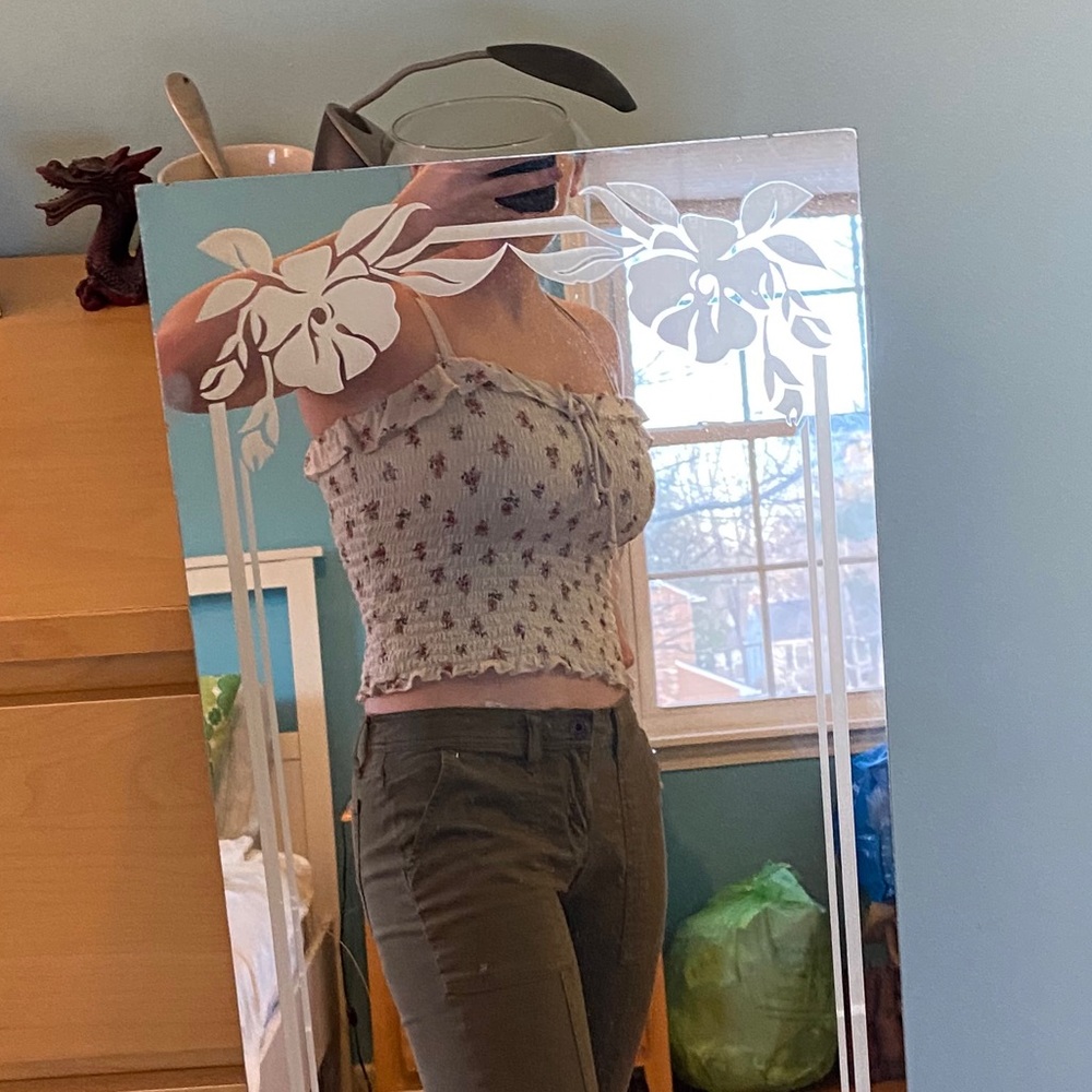 Flower print tank top
